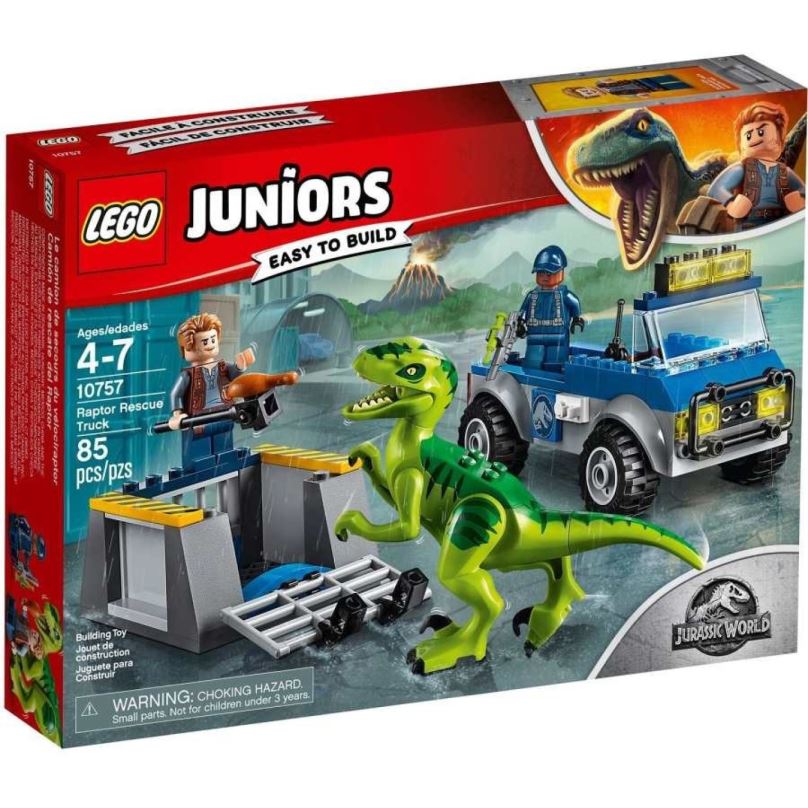 Stavebnice LEGO Juniors 10757 Vozidlo pro záchranu Raptora
