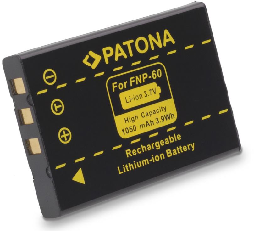 Baterie pro fotoaparát PATONA pro Fuji NP-60 1050mAh Li-Ion