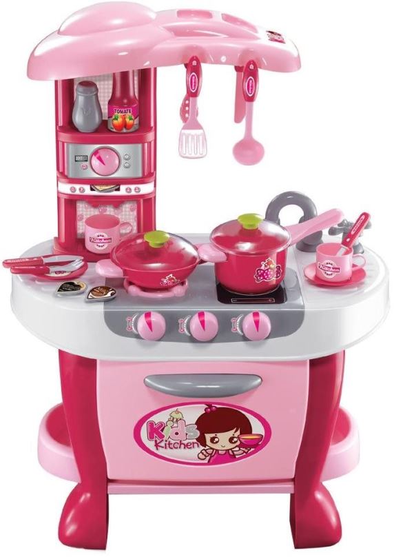 Dětská kuchyňka Baby Mix Velká Dětská kuchyňka s dotykovým sensorem + příslušenství