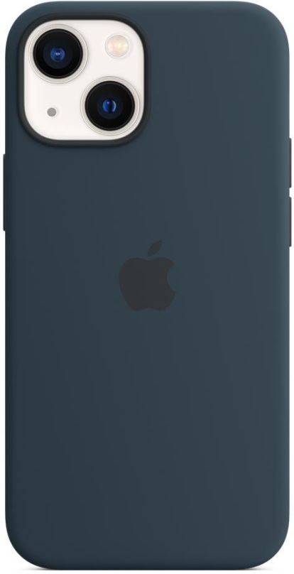 Kryt na mobil Apple iPhone 13 mini Silikonový kryt s MagSafe hlubokomořsky modrý