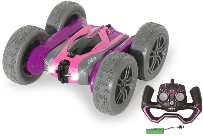 RC auto Jamara SpinX Stuntcar fialová-růžová 2,4GHz