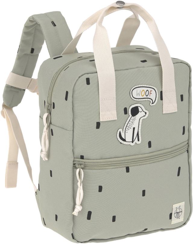 Dětský batoh Lässig Mini Square Backpack Happy Prints light olive