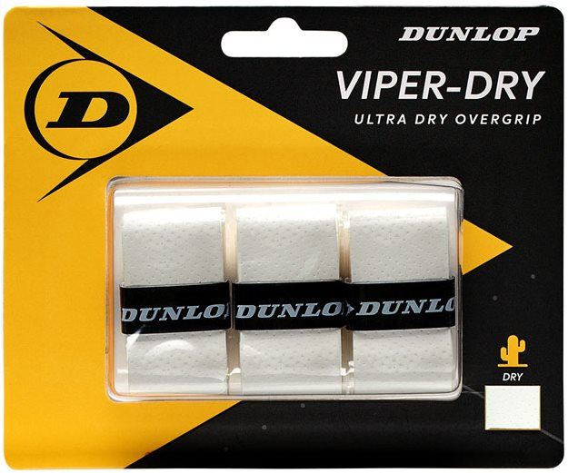 Tenisová omotávka DUNLOP Viper-Dry omotávka bílá