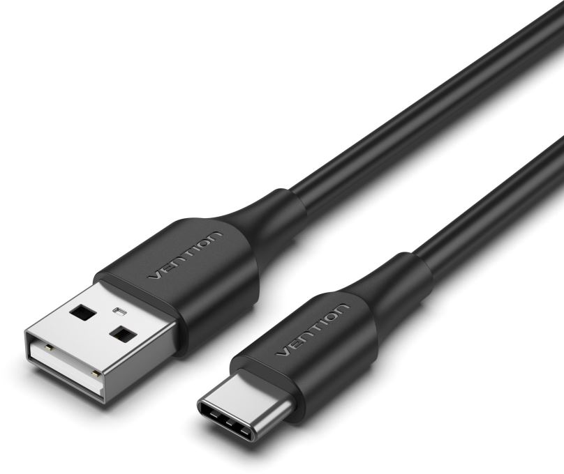 Datový kabel Vention USB 2.0 to USB-C 3A Cable 0.5M Black