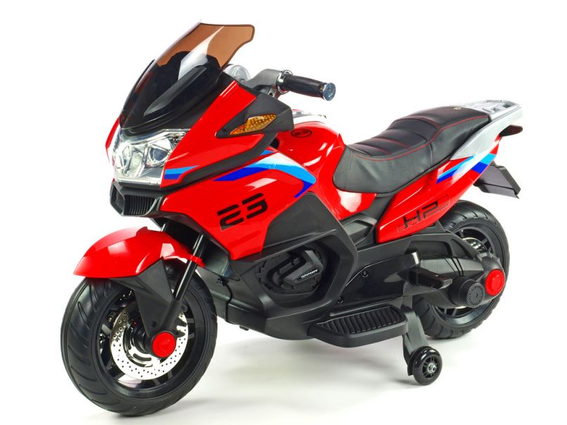Elektrická motorka pro děti Topspeed, červená