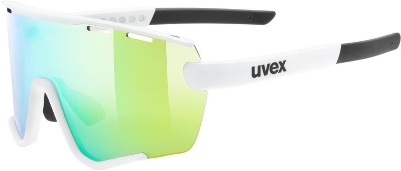 Cyklistické brýle Uvex sportovní brýle 236 Set white m/mir.gre
