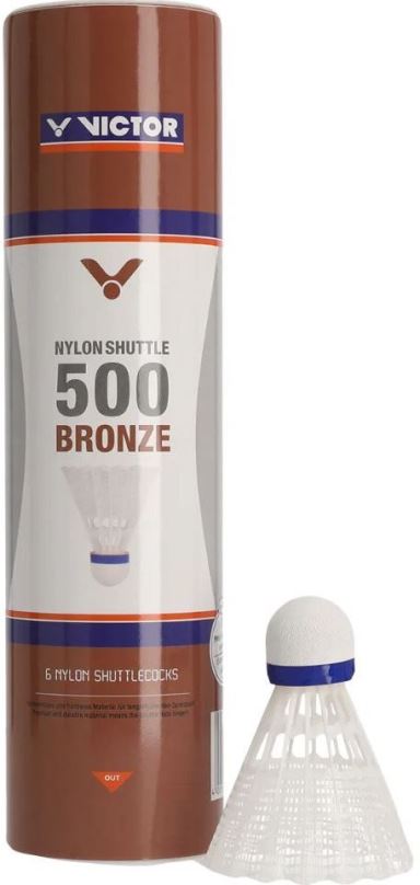 Badmintonový míč Victor Nylon Shuttle 500 Bronze