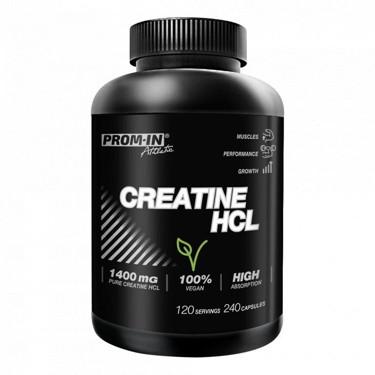 Kreatin PROM-IN Creatine HCL vegan, 240 kapslí