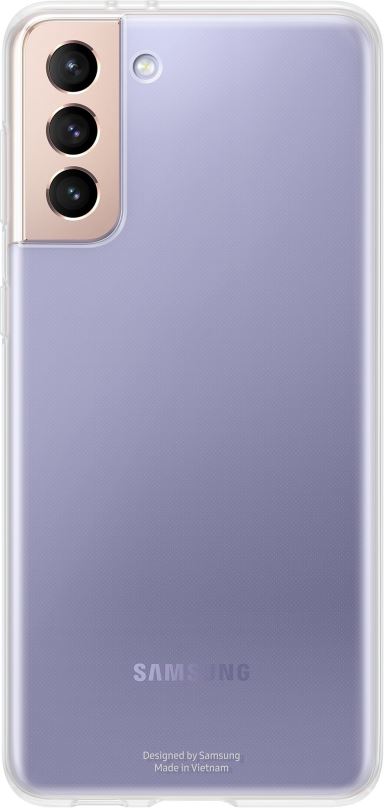 Kryt na mobil Samsung zadní kryt pro Galaxy S21+ průhledný