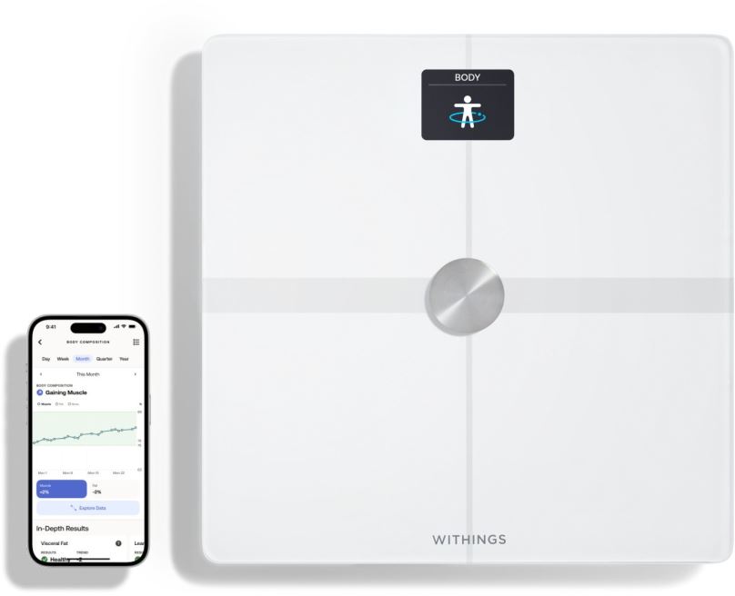 Osobní váha Withings Body Smart Advanced Body Composition Wi-Fi Scale - White