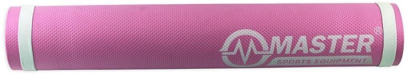 Podložka na cvičení MASTER Yoga EVA 4 mm, 173x60 cm, růžová