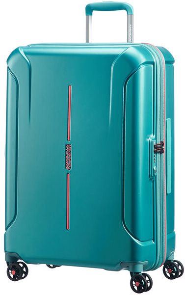 Cestovní kufr American Tourister Technum Spinner 76 EXP Jade Green