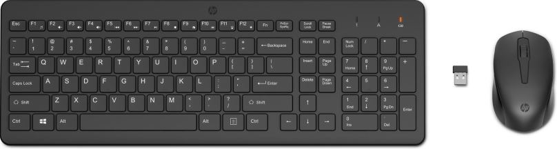 Set klávesnice a myši HP 330 Wireless Mouse & Keyboard - US