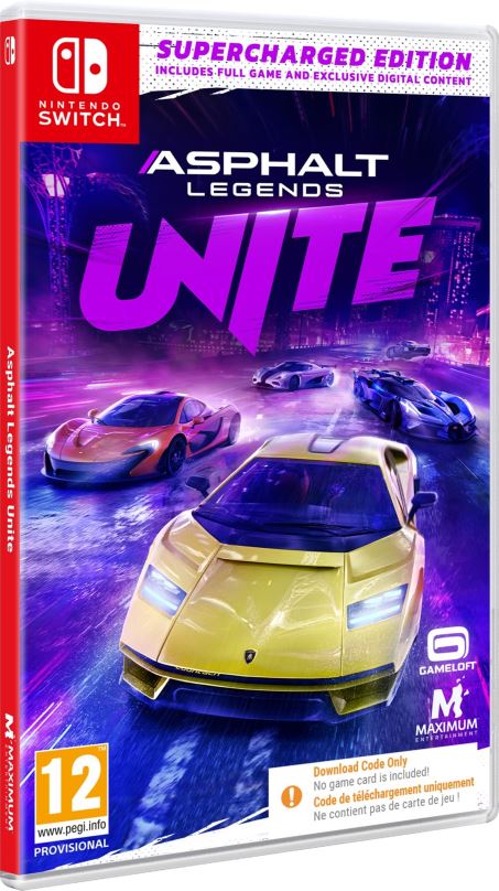 Hra na konzoli Asphalt Legends UNITE: Supercharged Edition - Nintendo Switch