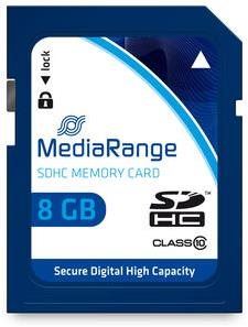 Paměťová karta MEDIARANGE SDHC 8GB Class 10