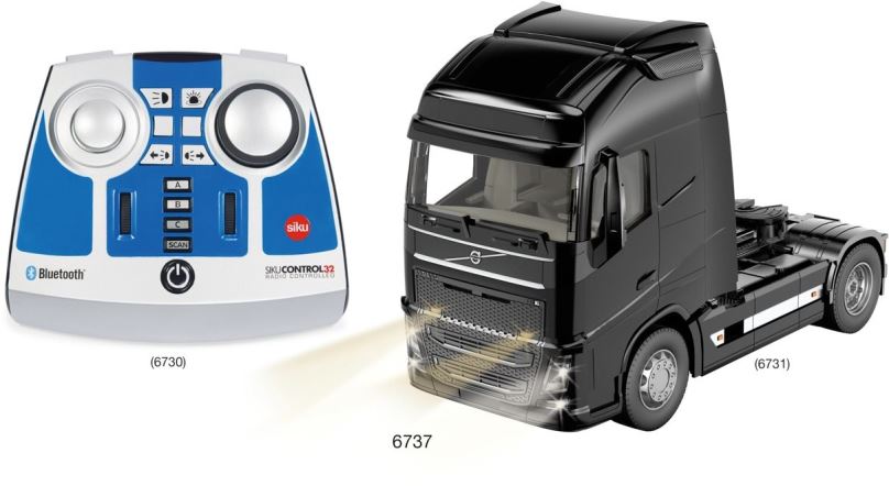 RC truck Siku Control - Bluetooth tahač Volvo FH16 s dálkovým ovladačem