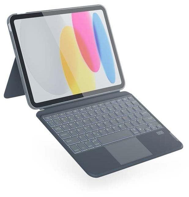 Pouzdro na tablet s klávesnicí Epico Klávesnice s pouzdrem pro Apple iPad 10.9" (2022) - maďarština/šedá