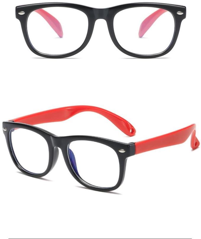 Brýle na počítač Style4 Dětské brýle na počítač Game, 5 variant, 4 - červená + bílé nožičky