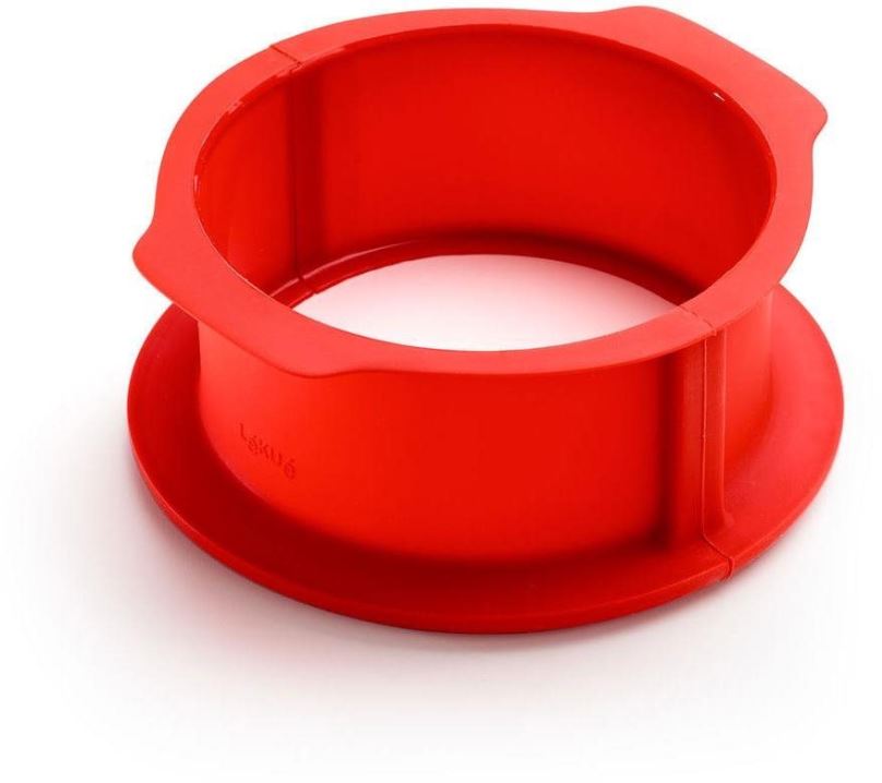 Pečicí forma LEKUE Silikonová pečicí nádoba na Charlotte Lekue 18 cm | červená