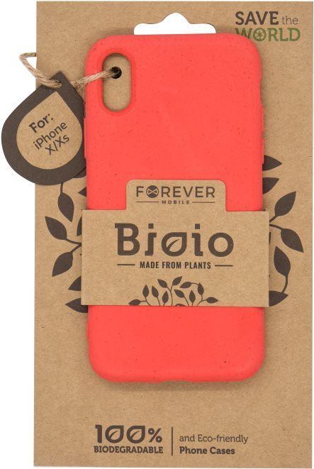 Kryt na mobil Forever Bioio pro iPhone X/XS červený