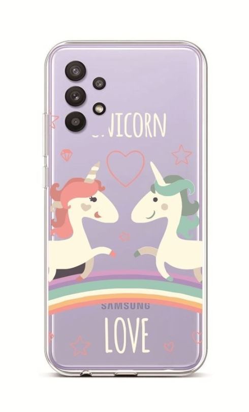 Kryt na mobil TopQ Samsung A32 5G silikon Unicorn Love 55742