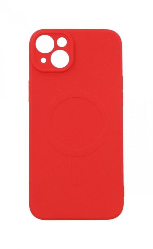 Kryt na mobil TopQ Kryt iPhone 14 Plus s MagSafe červený 85045