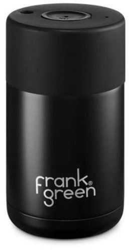 Termohrnek Frank Green Ceramic Steel SmartCup Black 295 ml