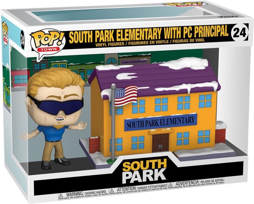 Funko POP Town: South Park S4- SP Elementary w/PC Principal