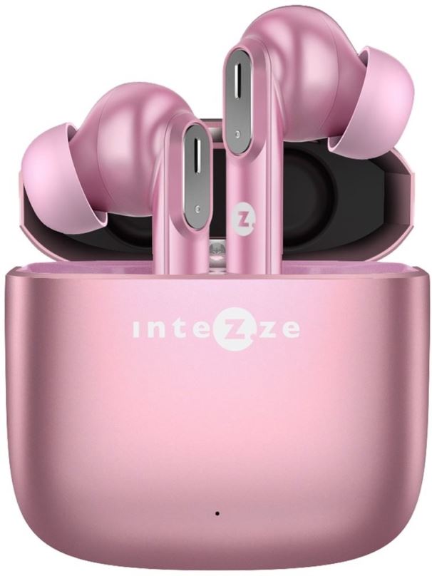 Bezdrátová sluchátka Intezze CLIQ pink