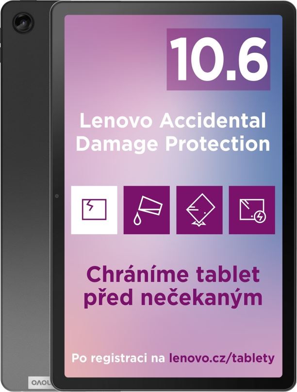 Tablet Lenovo Tab M10 Plus (3rd Gen) 128GB + 4GB Storm Grey LTE + Folio Case + aktivní stylus Lenovo