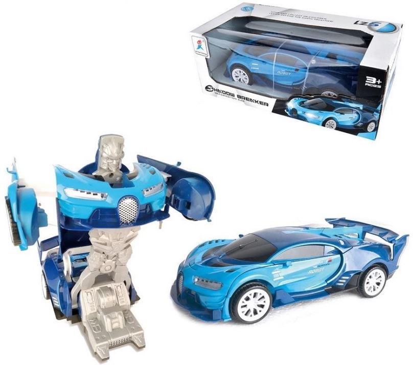 Auto Transformer modrý sporťák