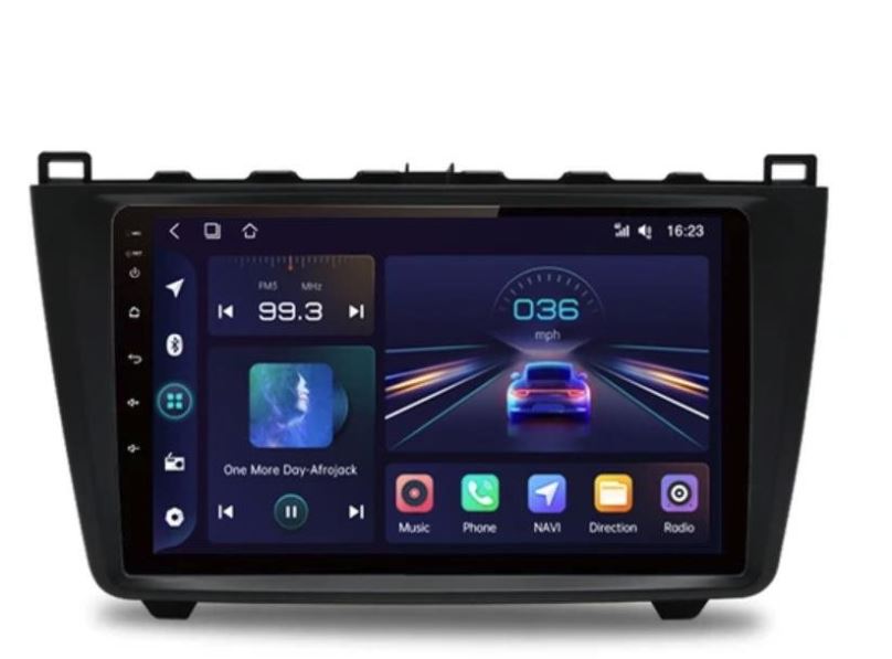 Autorádio OSSUERT Autorádio Mazda 6 GH Android, CarPlay, Bluetooth, GPS navigace, WiFi