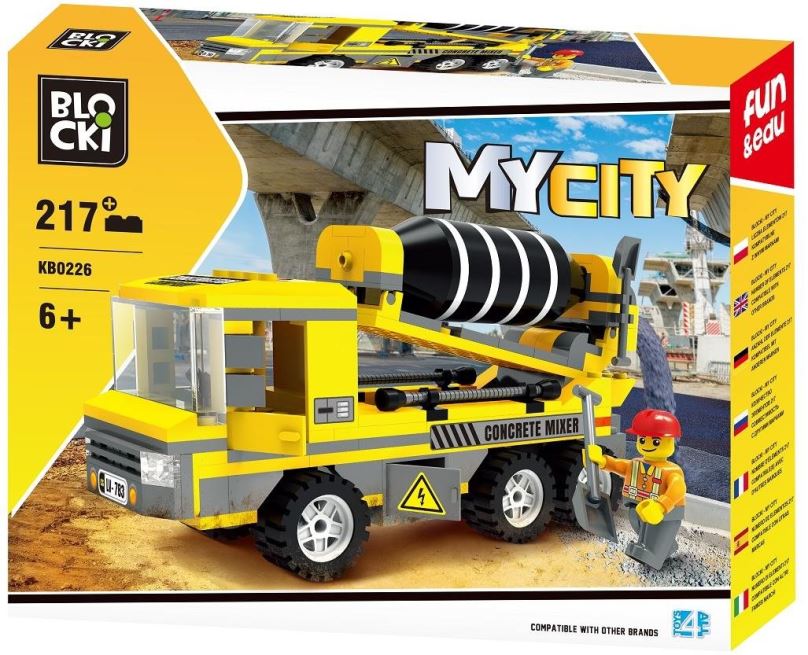 Stavebnice Blocki MyCity Cement truck