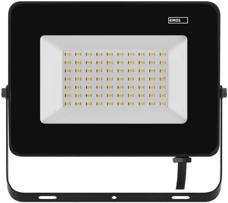 LED reflektor EMOS LED reflektor SIMPO 50 W, černý, neutrální bílá