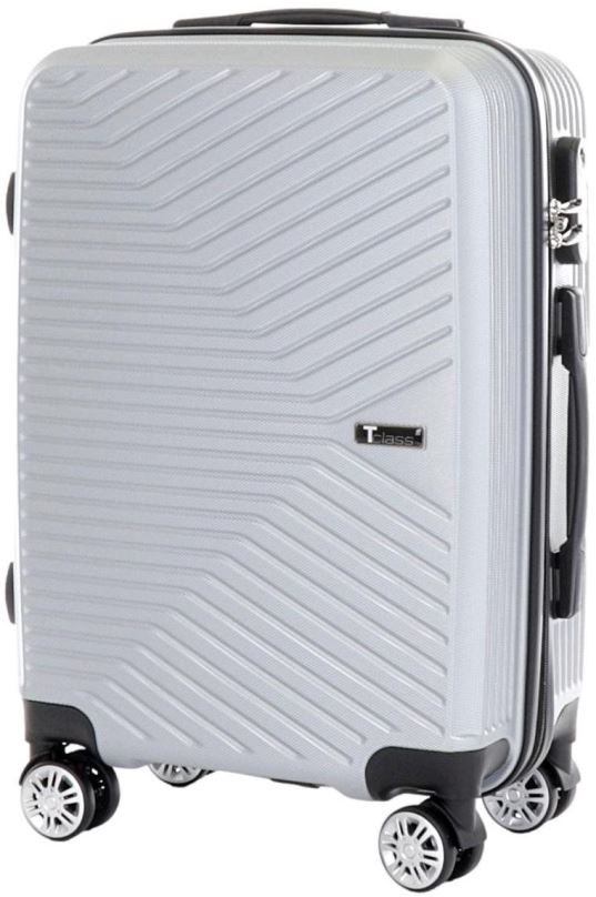 Cestovní kufr T-class® Cestovní kufr VT21111, stříbrná, M