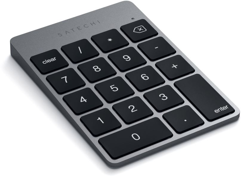 Numerická klávesnice Satechi Aluminum Slim Wireless Keypad - Space Grey