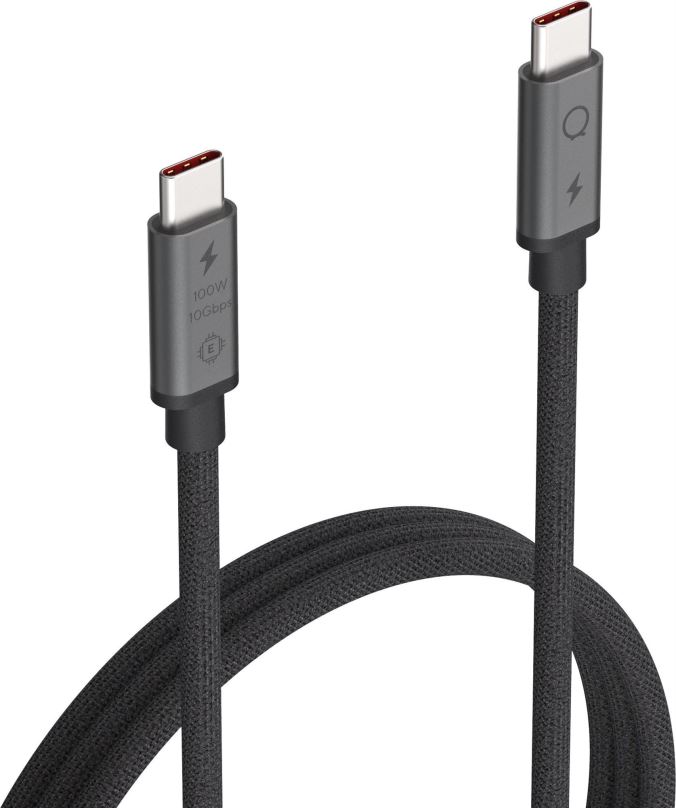 Datový kabel LINQ USB-C 3.2 Gen.2 Cable 100W/10Gbps 2 m - Space Grey