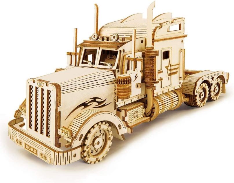 3D puzzle Robotime Rokr 3D dřevěné puzzle Heavy Truck 286 dílků