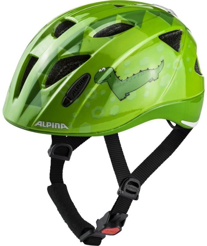 Helma na kolo Alpina Ximo Flash Green Dino Gloss 47 - 51 cm