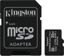 Paměťová karta Kingston MicroSDHC 32GB Canvas Select Plus + SD adaptér