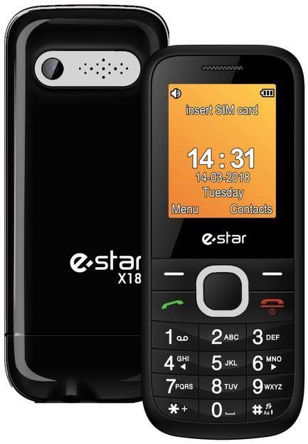 Mobilní telefon eSTAR X18 stříbrný