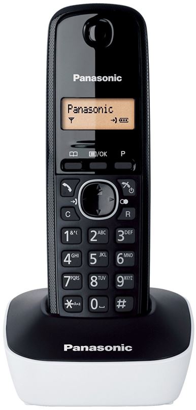 Telefon pro pevnou linku Panasonic KX-TG1611FXW White