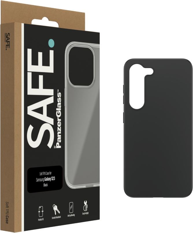 Kryt na mobil SAFE. by PanzerGlass Case Samsung Galaxy S23 Black