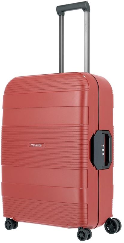 Cestovní kufr Travelite Korfu M Red
