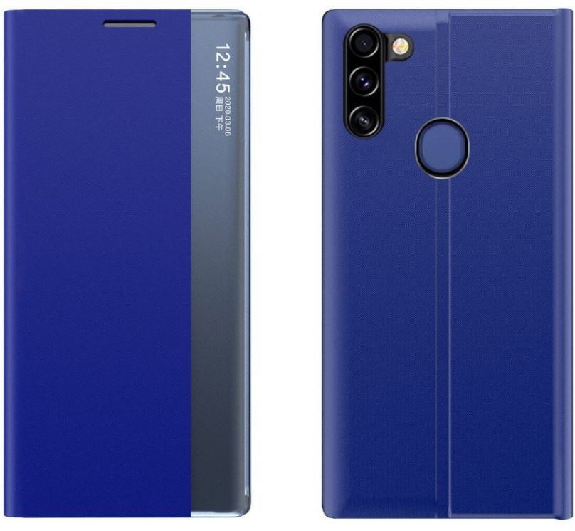 Pouzdro na mobil Sleep Case knížkové pouzdro na Samsung Galaxy A11 / M11, modré
