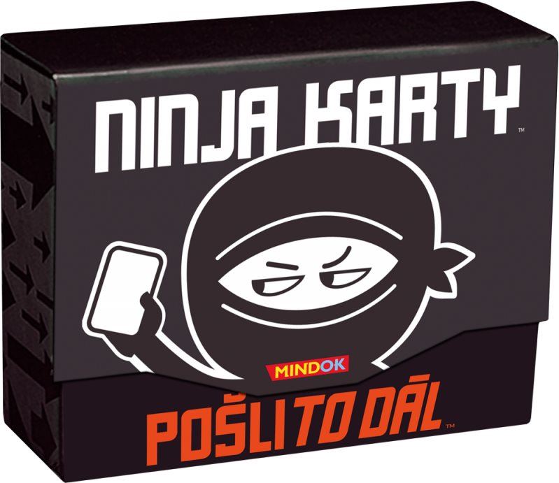 Společenská hra Ninja karty - Pošli to dál