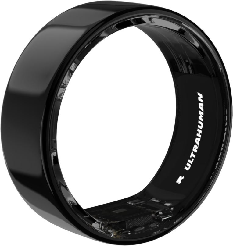 Chytrý prsten Ultrahuman Ring Air Aster Black vel. 11