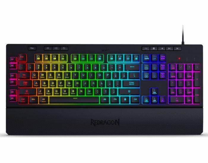 Herní klávesnice Redragon SHIVA Wired membrane gaming keyboard - RGB backlight