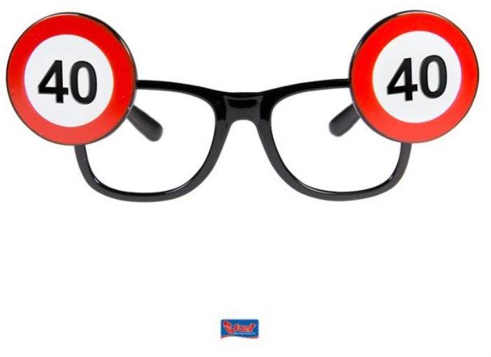 Doplněk ke kostýmu Párty Brýle Narozeniny Dopravní Značka - 40