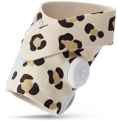 Chytrá ponožka Owlet Smart Sock 3 - Sada příslušenství 0-18 měsíců (Leopardí)